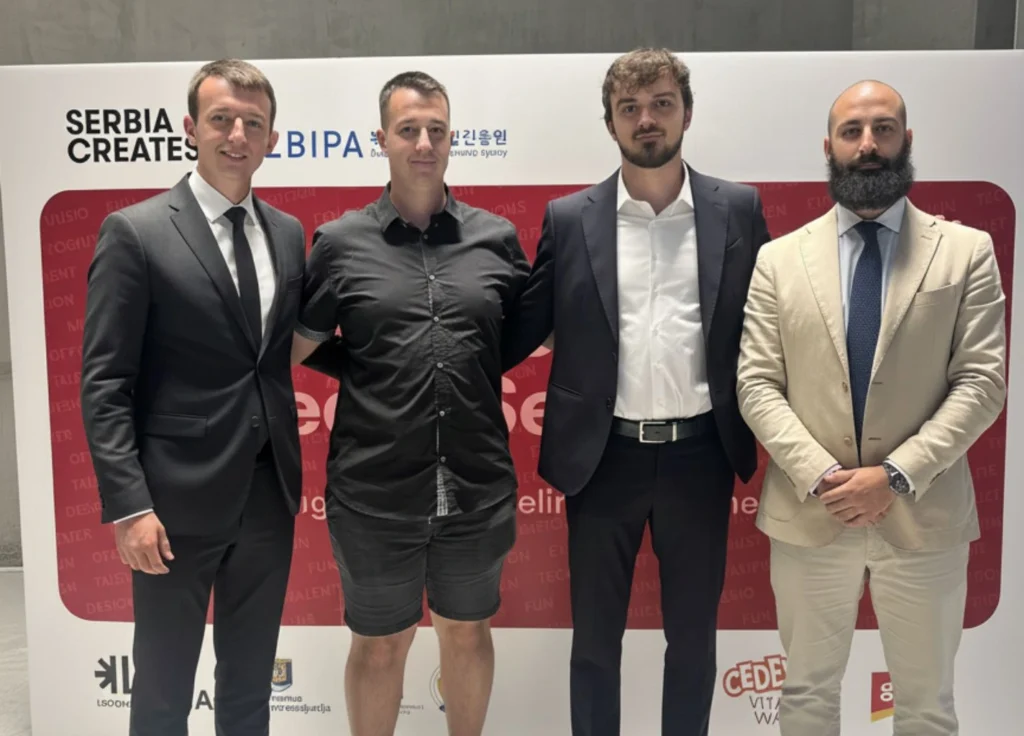 Mobile game development team at Creative Bridge: Korea & Serbia business event