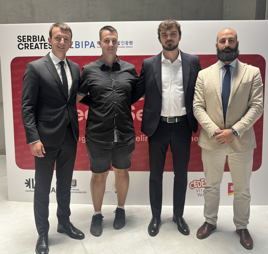 OOX team at Creative Bridge Korea and Serbia business event in Belgrade